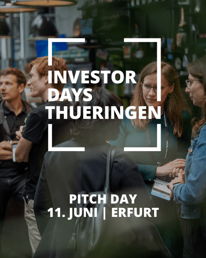 Investor Days Thüringen am 11. Juni 2026 in Erfurt Thüringen für Startups und Investoren
