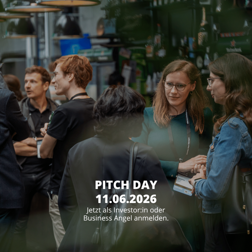 Pitch Day der Investor Days Thüringen am 11. Juni in Erfurt - jetzt als Investor oder Business Angel anmelden