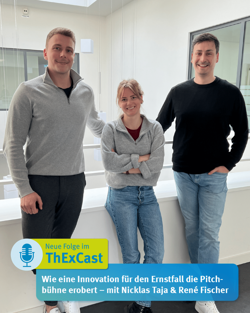 Rene Fischer und Nicklas Taja im ThEx Cast zu den Investor Days Thüringen vom Startup WaterLamp